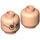 LEGO Light Flesh Minifigure Head with Decoration (Safety Stud) (3626 / 54229)