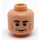 LEGO Licht Vleeskleurig Minifigure Hoofd met Decoratie (Veiligheids Stud) (3626 / 97427)