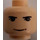 LEGO Beige Léger Minifigurine Tête avec Décoration (Clou de sécurité) (40457 / 50888)