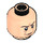LEGO Light Flesh Minifigure Head with Decoration (Safety Stud) (92863 / 93206)