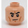 LEGO Licht Vleeskleurig Minifigure Hoofd met Serious Expression (Verzonken Solid Stud) (3626 / 19198)