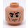 LEGO Chair légère Minifigure Diriger avec Serious Expression (Goujon solide encastré) (3626 / 19198)