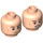 LEGO Light Flesh Minifigure Head with Smile and Grimace (Recessed Solid Stud) (3626 / 38296)