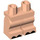 LEGO Leichtes Fleisch Minifigure Medium Beine mit Schwarz toes (37364)
