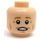 LEGO Carne chiaro Newt Scamander con Arancione Waistcoat Minifigure Testa (Perno solido incassato) (3626 / 39907)