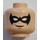 LEGO Light Flesh Nightwing Minifigure Head (Recessed Solid Stud) (3626 / 27153)