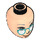LEGO Light Flesh Nora Female Minidoll Head (77460 / 92198)