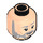 LEGO Light Flesh Obi Wan Kenobi Minifigure Head (Recessed Solid Stud) (3626 / 17873)