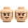 LEGO Light Flesh Owen Grady Minifigure Head (Recessed Solid Stud) (3626 / 38178)