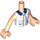 LEGO Carne claro Paisley con Friends Torso (73141 / 92456)