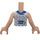 LEGO Licht vleeskleurig Paisley met Friends Torso (73141 / 92456)