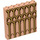 LEGO Leichtes Fleisch Panel 1 x 6 x 5 mit Gold Pillars (59349 / 105164)