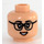 LEGO Carne chiaro Phyllis Lapin Vance Minifigure Testa (Perno solido incassato) (3626 / 69016)