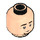 LEGO Light Flesh Pius Thicknesse Minifigure Head (Recessed Solid Stud) (3626 / 100172)