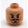 LEGO Light Flesh Plain Head with Jack Sparrow Smile / Scared Patterns (Safety Stud) (95266 / 97798)