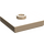 LEGO Leichtes Fleisch Platte 2 x 2 mit Nut und 1 Center Stud (23893 / 87580)