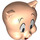 LEGO Light Flesh Porky Pig Head