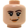 LEGO Light Flesh Princess Leia Minifigure Head (Recessed Solid Stud) (3626 / 47183)