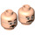 LEGO Licht Vleeskleurig Professor Filius Flitwick Minifigure Hoofd (Verzonken Solid Stud) (3626 / 65724)