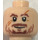 LEGO Beige Léger Professeur Remus Lupin Tête (Montant solide encastré) (3626 / 97832)