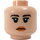 LEGO Světlá tělová Qi&#039;ra Minifigurka Hlava (Zapuštěný pevný cvoček) (3626 / 38297)