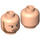 LEGO Light Flesh Qui-Gon Jinn Head (Safety Stud) (3626 / 83800)