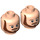 LEGO Light Flesh Qui-Gon Jinn Minifigure Head (Recessed Solid Stud) (3626 / 18413)