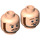 LEGO Light Flesh Qui-Gon Jinn Minifigure Head (Recessed Solid Stud) (3626 / 29853)