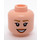 LEGO Light Flesh Rachel Green Head (Recessed Solid Stud) (3626 / 77719)