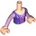 LEGO Carne claro Rapunzel (43214) Friends Torso (73141 / 92456)