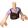 LEGO Light Flesh Rapunzel, Buttoned Coat Friends Torso (35677 / 92456)