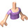 LEGO Light Flesh Rapunzel Torso, with Pink Lacing and Noose Pattern (92456)