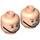 LEGO Light Flesh Rebel Fleet Trooper Minifigure Head (Recessed Solid Stud) (3626 / 47213)