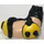 LEGO Leichtes Fleisch Roadhog Recht Arm mit Gelb Schulter Elbow Pads und Schwarz Wrist Bewachen (65004)