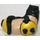 LEGO Beige Léger Roadhog Droite Bras avec Jaune Épaule Elbow Coussinets et Noir Wrist Gardien (65004)