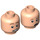 LEGO Lys hud Robin med Grønn Briller og Smile / Worried Look Minifigur Hode (Forsenket solid knott) (3626 / 32798)