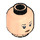 LEGO Light Flesh Rose Minifigure Head (Recessed Solid Stud) (3626 / 34938)