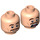 LEGO Light Flesh Security Guard - From Lego Batman Movie Minifigure Head (Recessed Solid Stud) (3626 / 29984)