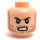 LEGO Leichtes Fleisch Star-Lord - Maske Minifigure Kopf (Einbau-Vollbolzen) (3626 / 18119)