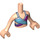 LEGO Carne claro Stephanie Friends Torso (35862 / 92456)