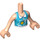 LEGO Leichtes Fleisch Stephanie Minifigure Friends Torso (35862 / 92456)