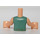 LEGO Licht vleeskleurig Stephanie met Dark Paars Rok en Zandgroen Blouse over Striped Shirt Friends Torso (92456)