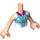 LEGO Licht vleeskleurig Stephanie met Whistle Friends Torso (73141 / 92456)