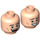LEGO Light Flesh Superman Minifigure Head (Recessed Solid Stud) (3626 / 36212)