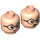 LEGO Light Flesh Sybill Trelawney Head with Closed-Lip Smile (Recessed Solid Stud) (3626 / 88645)