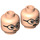 LEGO Leichtes Fleisch Sybill Trelawney Kopf mit Closed-Lip Smile (Einbau-Vollbolzen) (3626 / 88645)