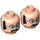 LEGO Light Flesh The Beatles - John Minifigure Head (Recessed Solid Stud) (3626 / 29739)