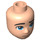 LEGO Light Flesh The Flash Male Minidoll Head (33783 / 92240)