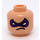 LEGO Leichtes Fleisch The Riddler - from LEGO Batman Movie Minifigure Kopf (Einbau-Vollbolzen) (3626 / 29799)