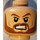 LEGO Lys hudfarvet Thor med Dark Blå Dragt og Stretchy Kap Minifigur Hoved (Forsænket solid knops) (3626 / 20994)